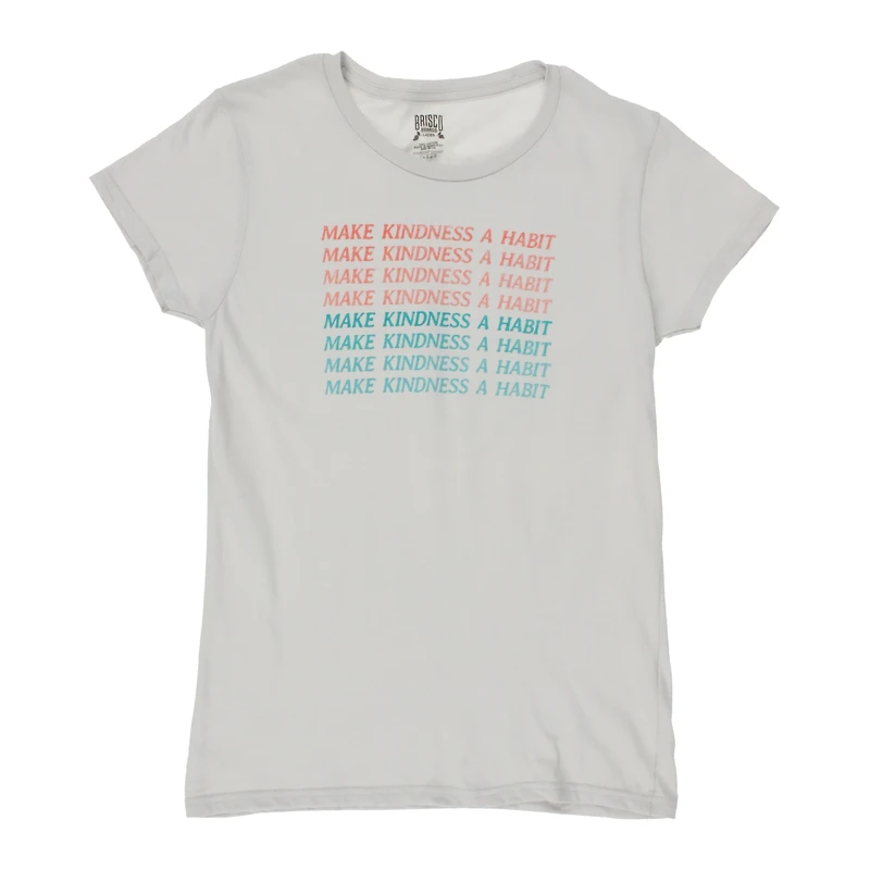 juniors 'make kindness a habit' graphic tee