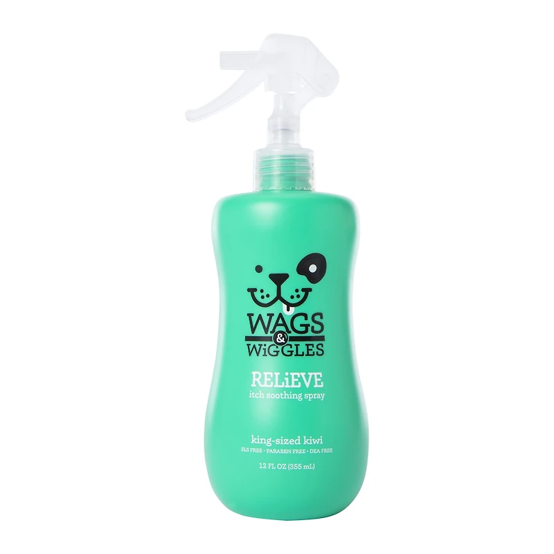 wags & wiggles relieve anti-itch spray 12oz