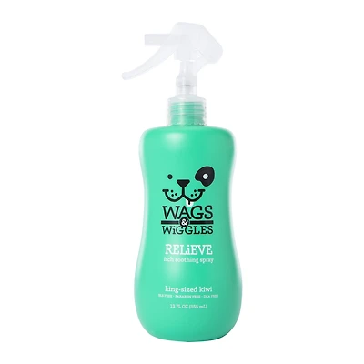 wags & wiggles relieve anti-itch spray 12oz