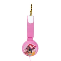 Disney Princess tiara kid-safe headphones with mic