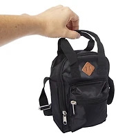 top handle super mini crossbody bag 8in x 6in