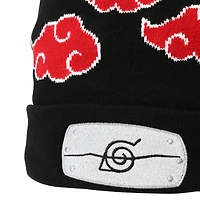 naruto™ red cloud konoha beanie hat