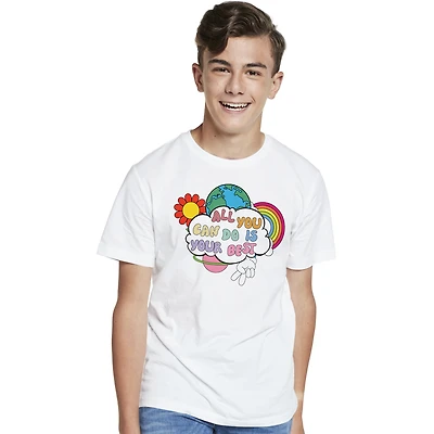 'all you can do is your best' graphic tee