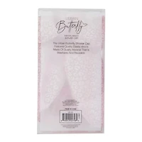 essential beauty shower cap - silver lips