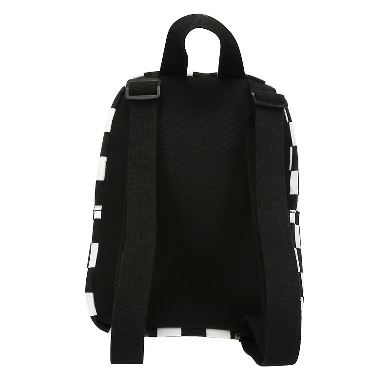 checkered mini backpack 10in x 7.5in
