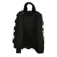 checkered mini backpack 10in x 7.5in