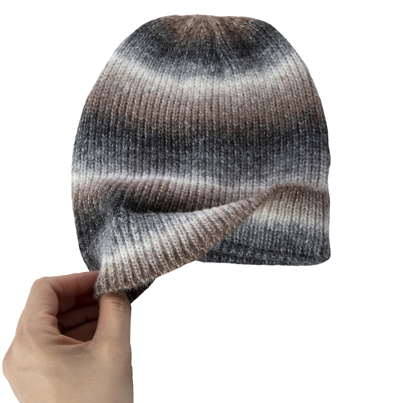 tie dye stripe beanie