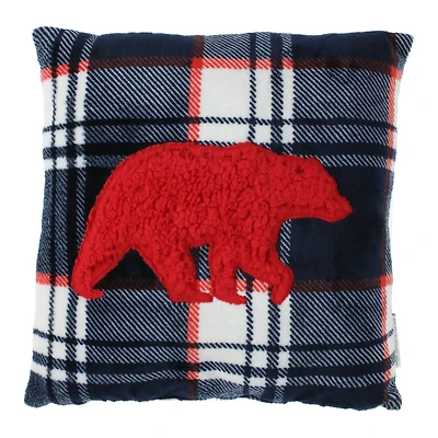 reversible holiday throw pillow 16in x