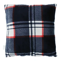 reversible holiday throw pillow 16in x