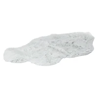 cloud shaped faux fur plush accent rug 24in x 36in