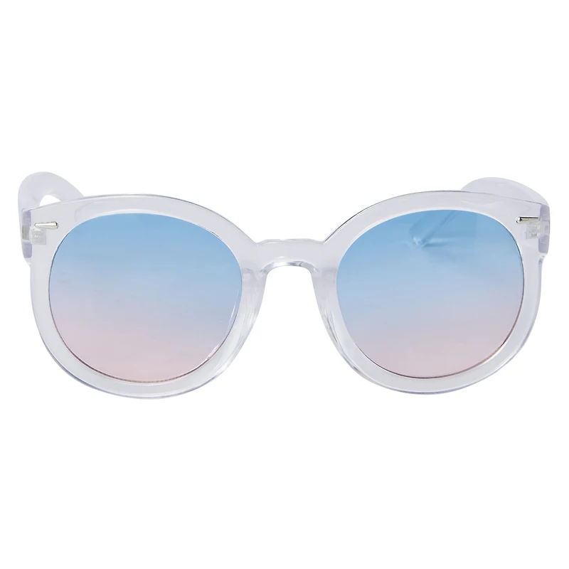 Ladies Rounded Ocean Ombre Sunglasses