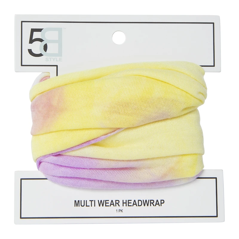 pastel tie dye multiwear headwrap
