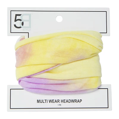 pastel tie dye multiwear headwrap