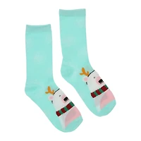 ladies holiday crew socks