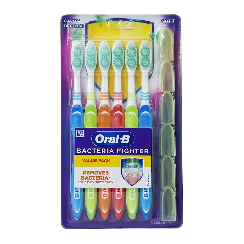 oral-b® bacteria fighter toothbrush value pack 6-count