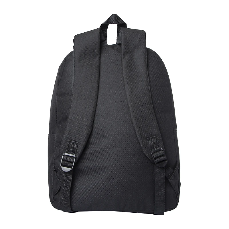 fuzzy printed backpack 16in