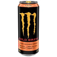 java® monster cold brew nitro infused coffee latte 13.5 oz