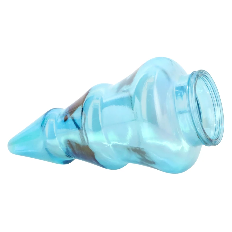 glass christmas tree 4.1in x 8.5in