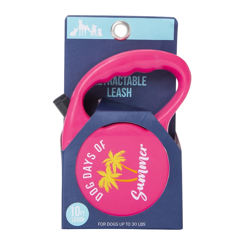 10ft retractable leash for dogs up to 30 lbs