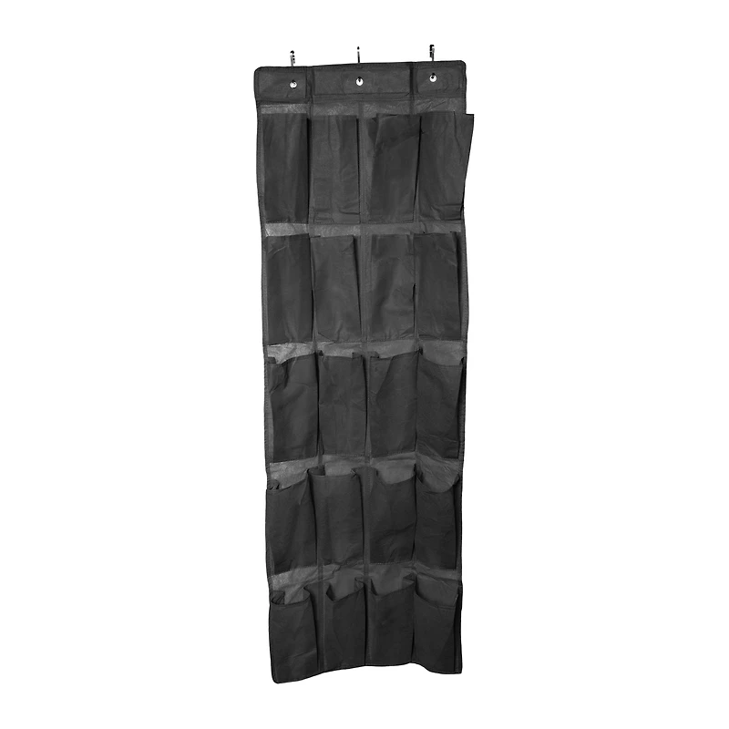 20 pocket over-the-door shoe organizer