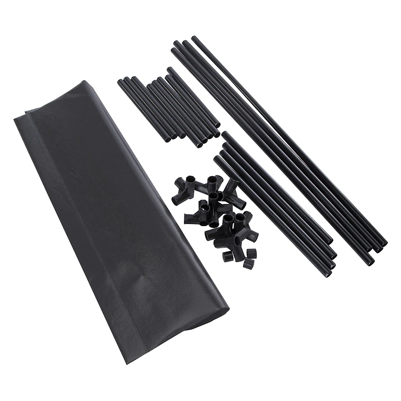 2-tier fabric shelf shoe rack 22.25in x 10.75in