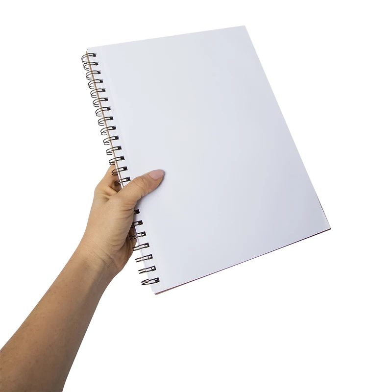 spiral bound recycled sketch book 9in x 12in