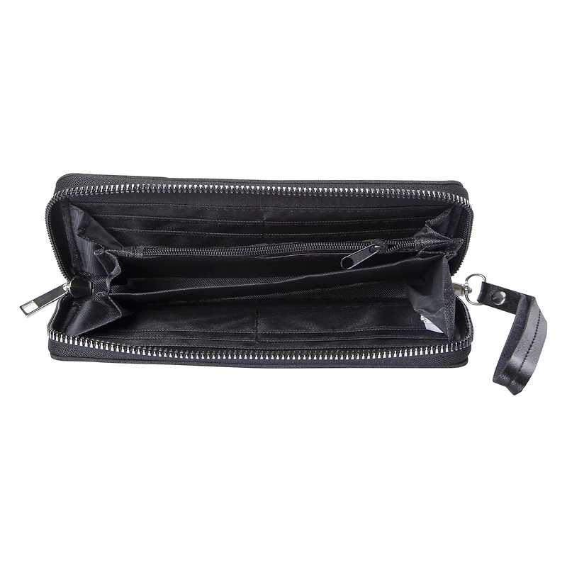 butterfly wristlet wallet 7.4in x 4in