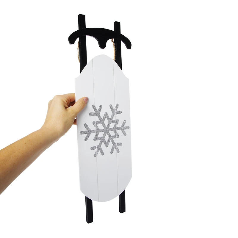 hanging sled decoration 20in