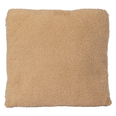 faux fur throw pillow 16in x