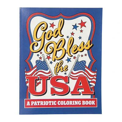 god bless the usa patriotic coloring book