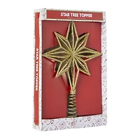 glitter star tree topper 9.25in