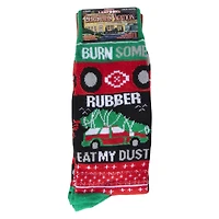 2-pack young mens holiday movie crew socks