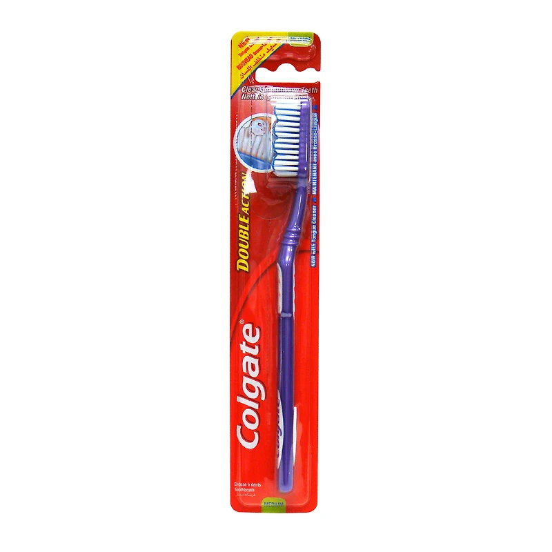 colgate® double action medium toothbrush