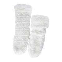 Ladies Faux Fur Cabin Socks