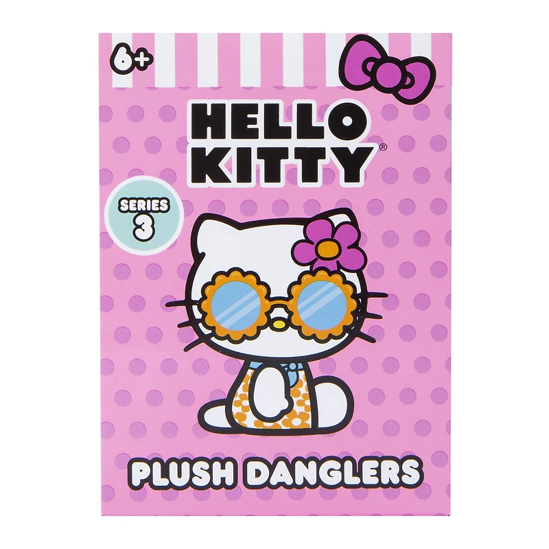hello kitty® series 3 plush danglers blind bag