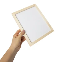 wooden framed canvas panel 8in x 10in