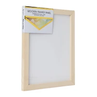 wooden framed canvas panel 8in x 10in