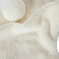 faux fur stocking 18.5in