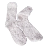 Ladies Fluffy Feather Boot Socks