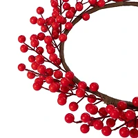 cranberry wreath 15in