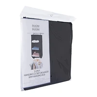 3-shelf hanging closet organizer w/rod