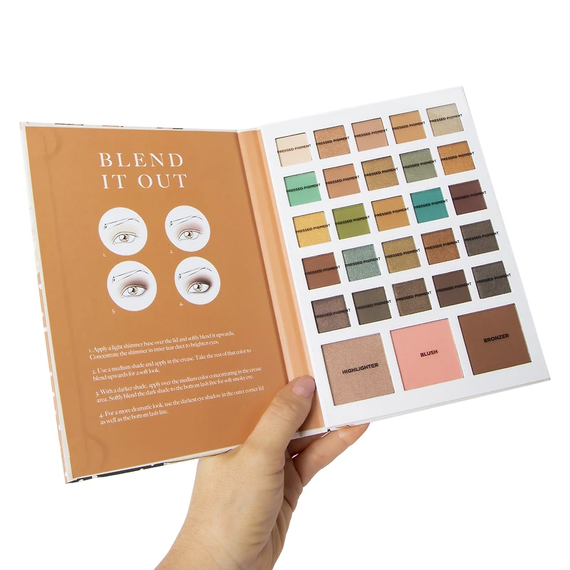 profusion eye & face makeup palette 28-piece