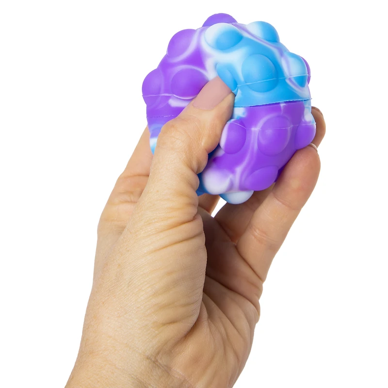 push & pop ball sensory toy