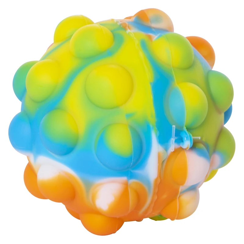 push & pop ball sensory toy