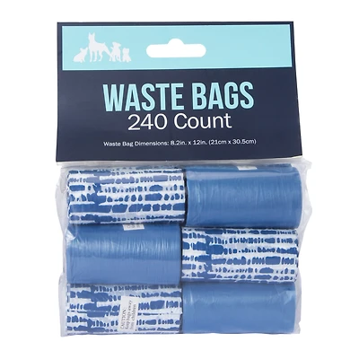pet waste bags 12-count, 240