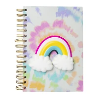 squishy rainbow spiral journal 6.5in x 8.26in