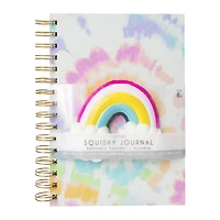 squishy rainbow spiral journal 6.5in x 8.26in