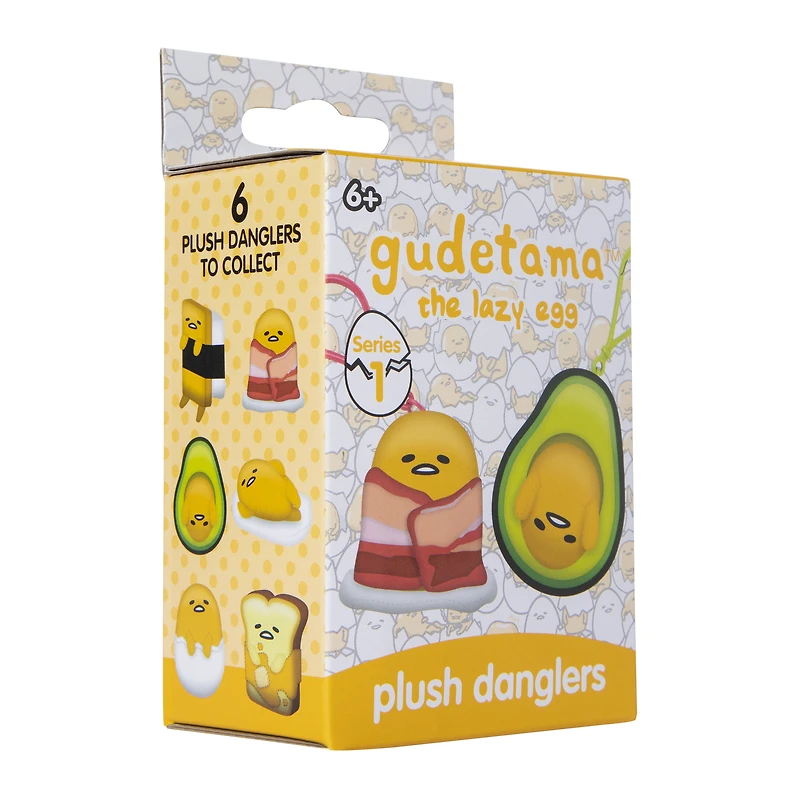 gudetama® the lazy egg series plush danglers blind bag