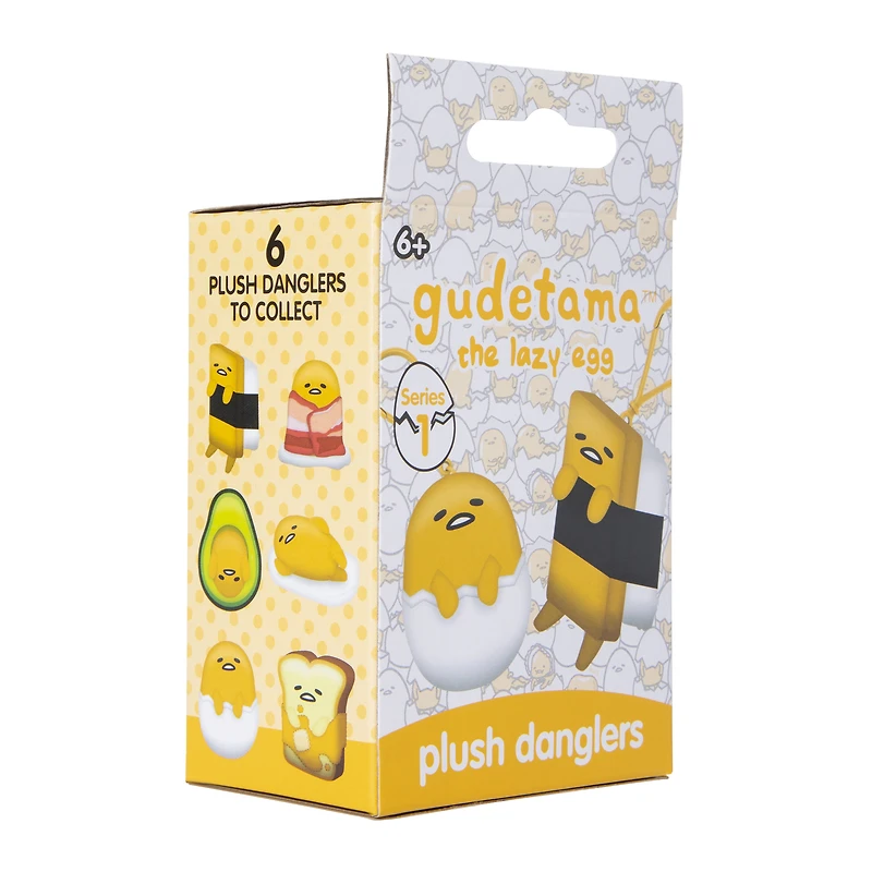 gudetama® the lazy egg series plush danglers blind bag