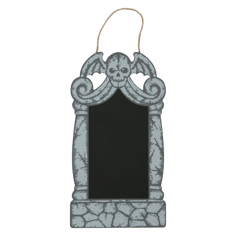 chalkboard tombstone halloween decor 7.7in x 14in